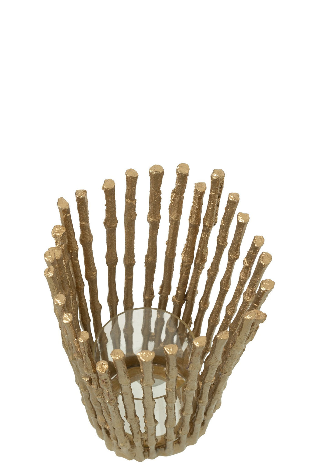 J-Line kaarshouder - aluminium - goud - L