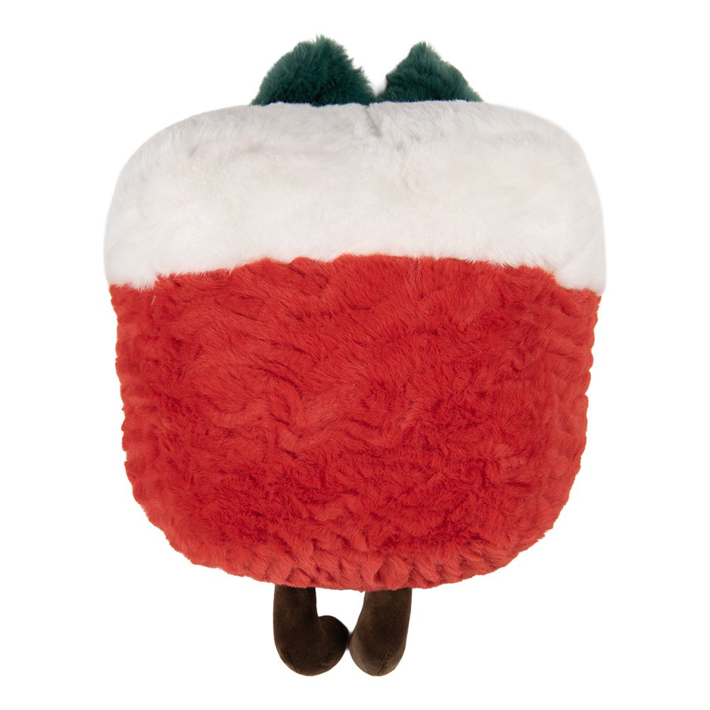 Sierkussen Cadeau 25x10x20 cm Rood Polyester