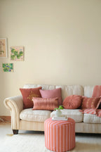 Kussenhoes | Camellia Rabarber Cross Stitch Kussenhoes van Sanctuary Living
