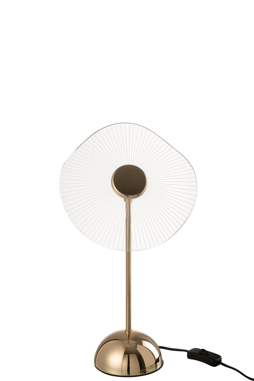 J-Line Tafellamp Led Bloem Metaal/Plastiek Goud Small