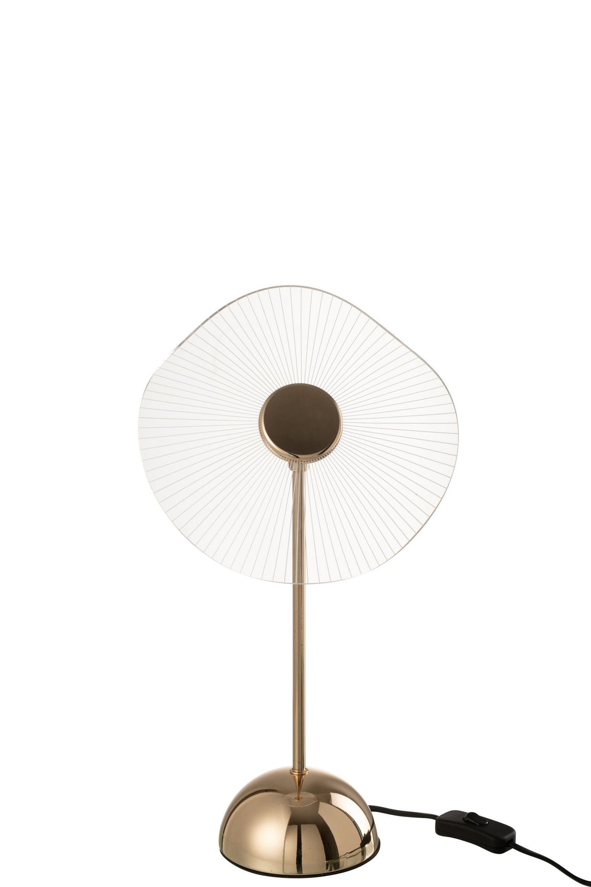 J-Line Tafellamp Led Bloem Metaal/Plastiek Goud Small