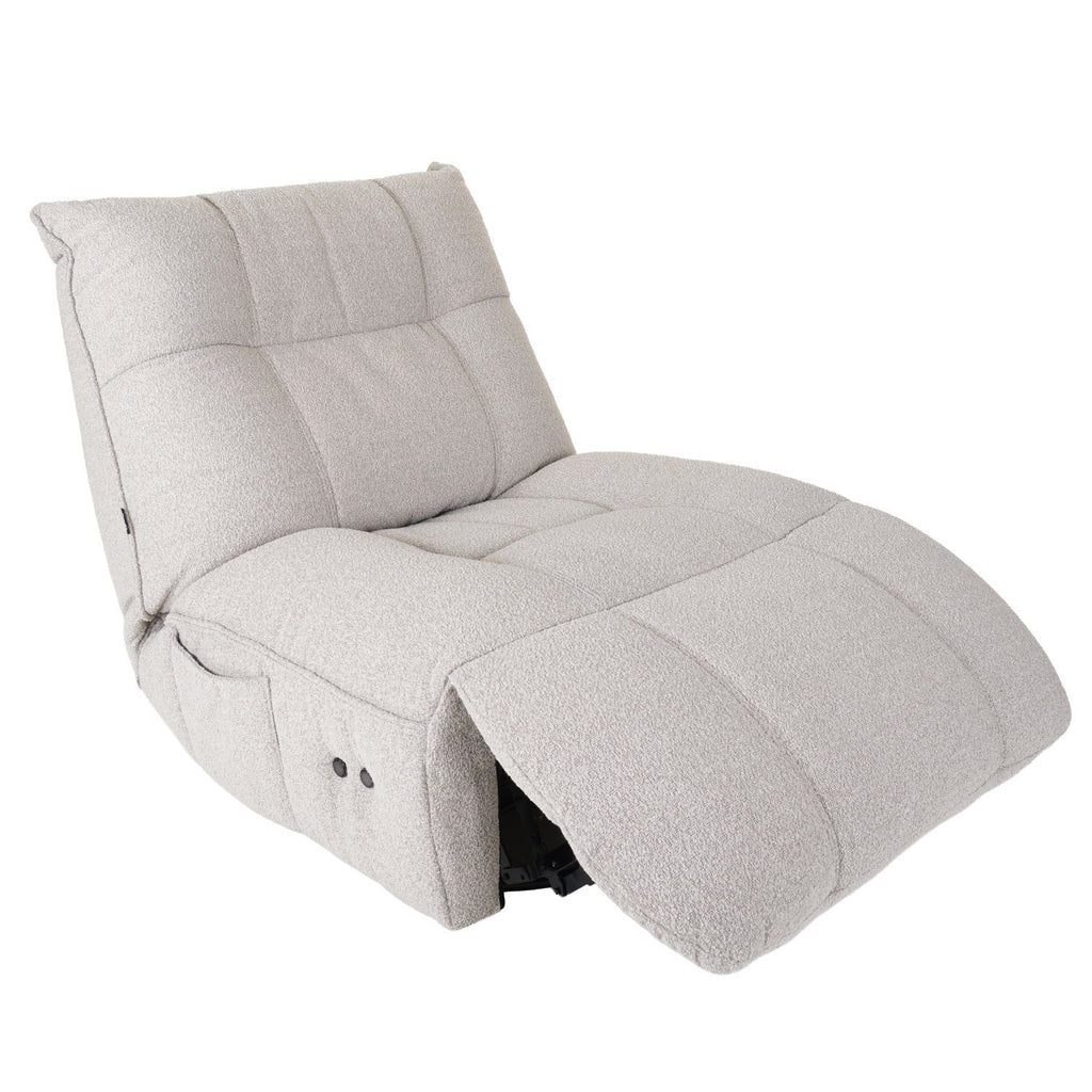Relaxfauteuil Just Chill - Naturel Boucle - Op Accu