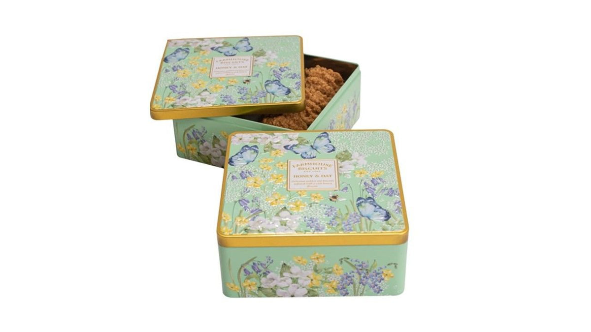 Farmhouse - Koekje English Garden Honey & Oat - blik