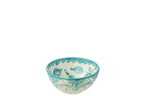 J-Line kom Granada High - keramiek - wit/aqua - small - Ø 14 cm
