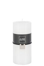J-Line cilinderkaars - wit - large - 52U