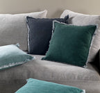 Dutch Decor Burto - Cushion 45x45 cm Insignia Blue - Blauw