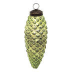 Kerstbal 10 cm Groen Glas Kerstdecoratie