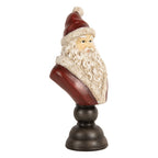 Kerstdecoratie Beeld Kerstman 11x8x22 cm Rood Kunststof