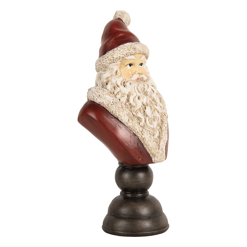 Kerstdecoratie Beeld Kerstman 11x8x22 cm Rood Kunststof