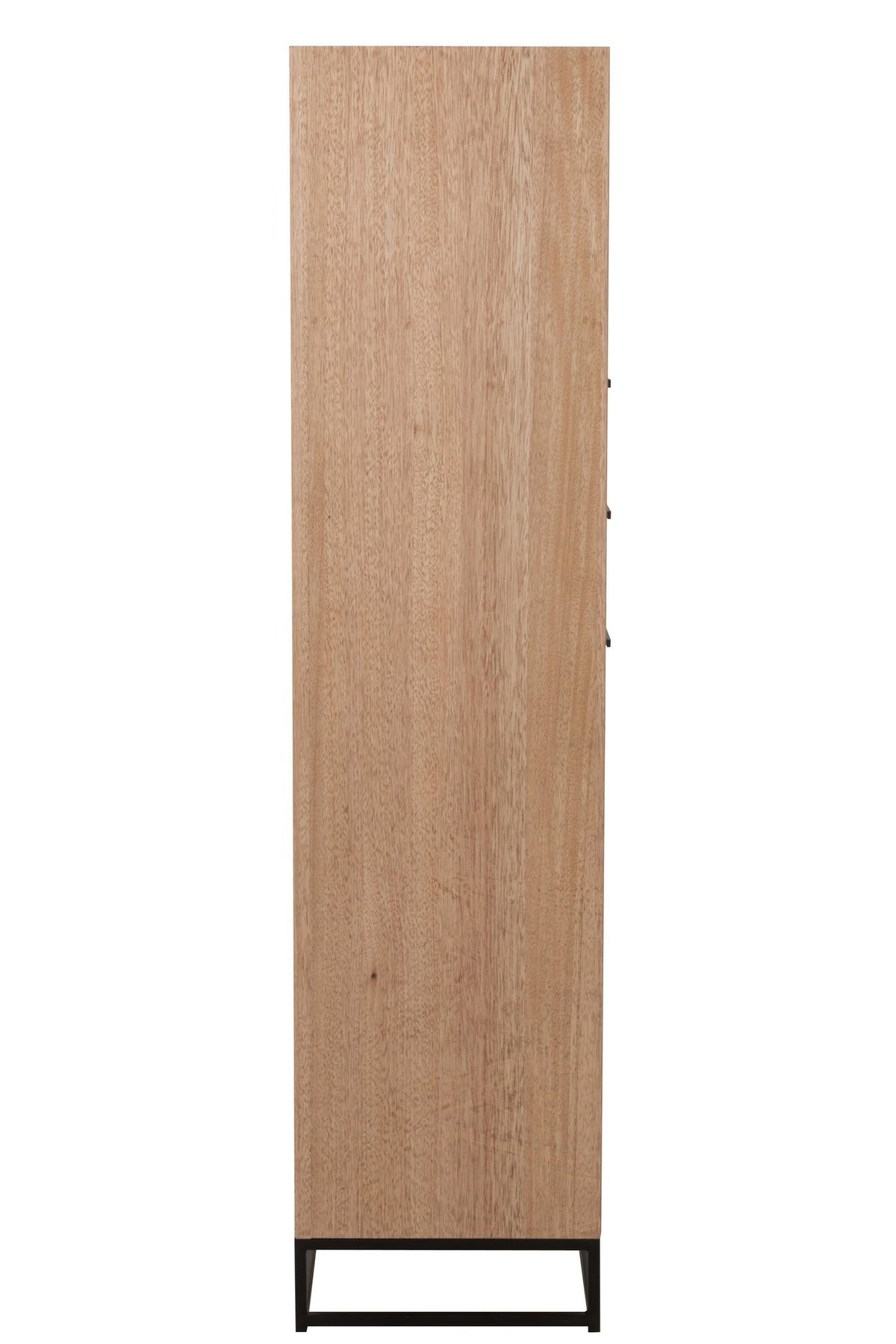 J-Line kast Hoog Zigzag kast - hout/metaal - naturel/zwart