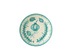 J-Line kom Granada Low - keramiek - wit/aqua - large - Ø 25 cm