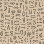 Typo Graphic - Rollen cadeaupapier - 10 stuks