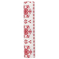 Crystal Tafelband rood 30cmx3mtr (opgerold) (20 in doos)