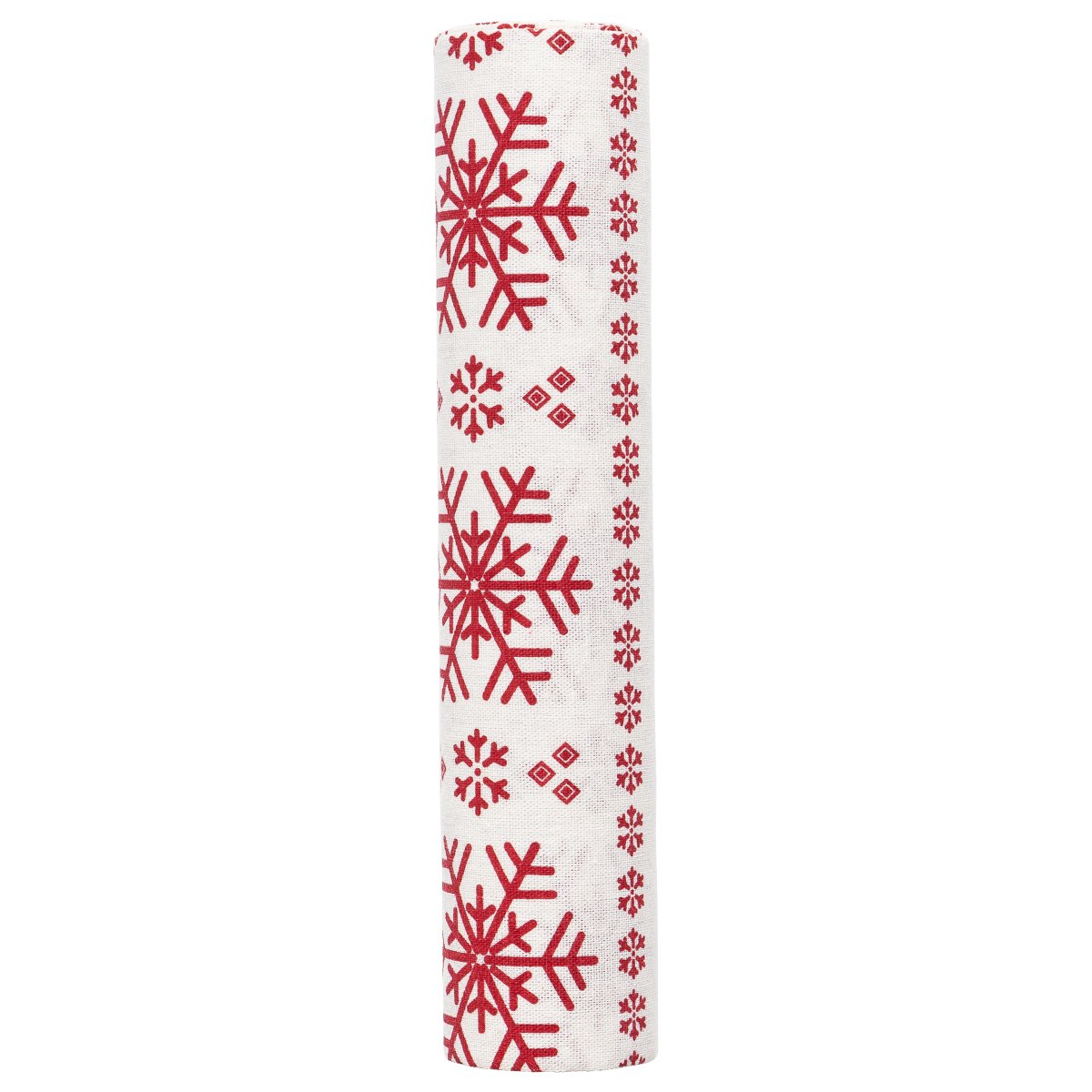 Crystal Tafelband rood 30cmx3mtr (opgerold) (20 in doos)