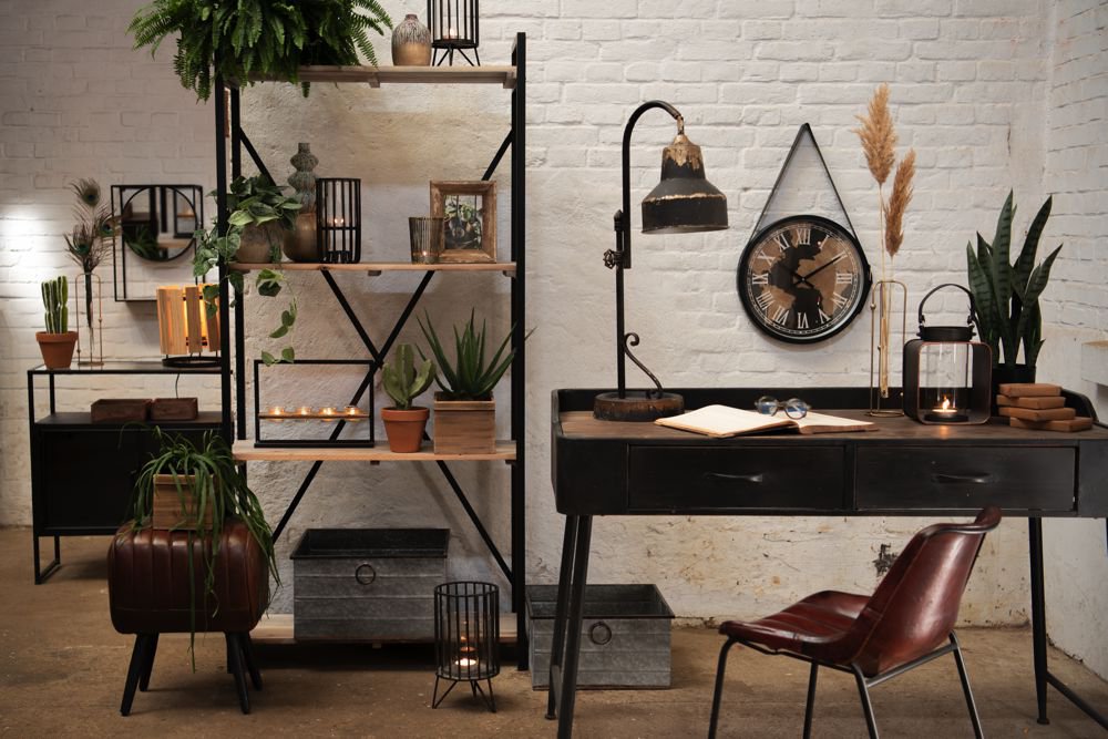Decoratie Dienblad Set van 3 Bruin Hout Serveerschaal
