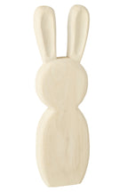J-Line decoratie Konijn Staand - hout - wit - L