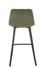 J-Line Barstoel Kent Metaal/Polyester Groen