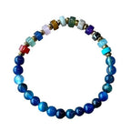 Dames armband Bandagaat 6 mm met spacers