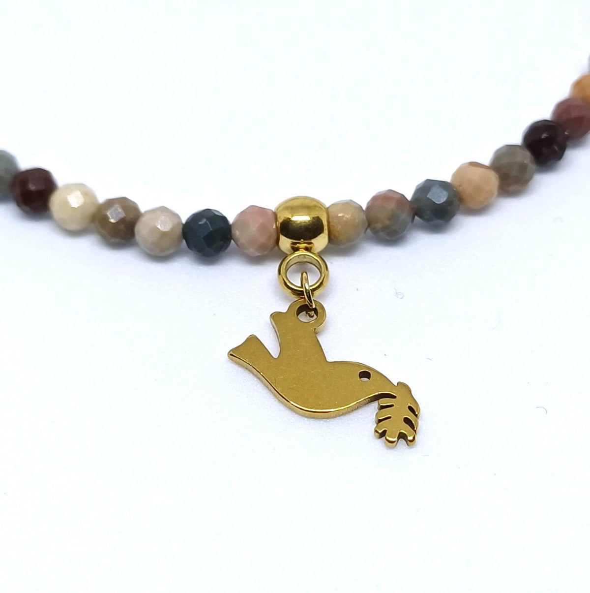 Naturel agaat edelsteen armbandje