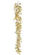 J-Line slinger Bladeren + Glitters - polyester - groen
