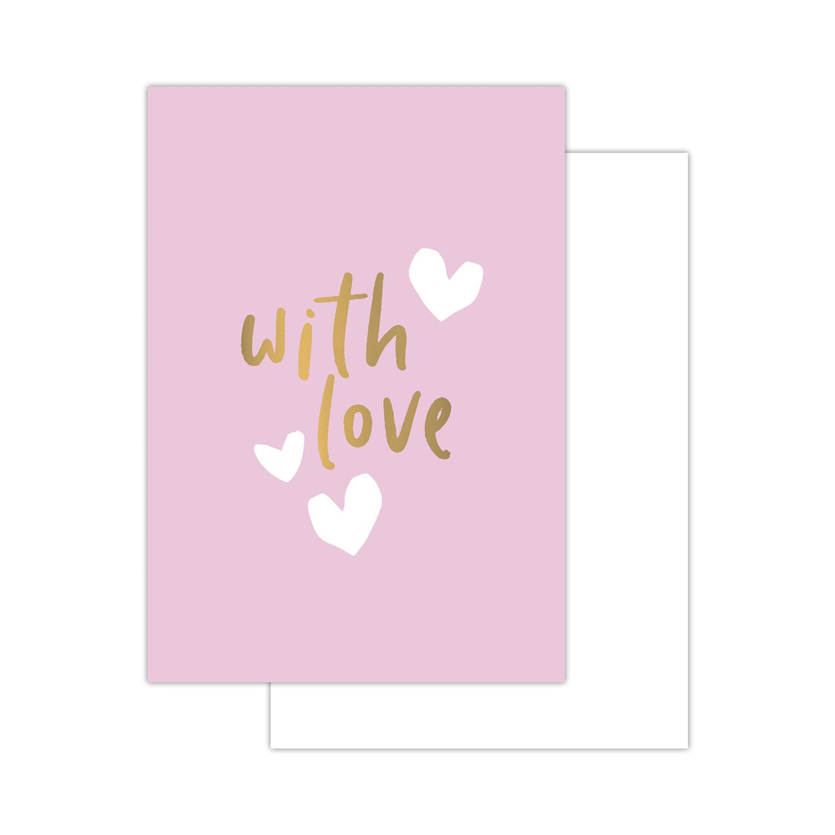 Summer '25 minikaartjes - 20 stuks - pink - with love