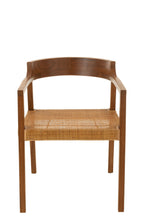 J-Line stoel Emma - hout - bruin