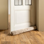 Textino Finn - Tochtstopper 90x10 cm - Fluweel - Puimsteen - Beige