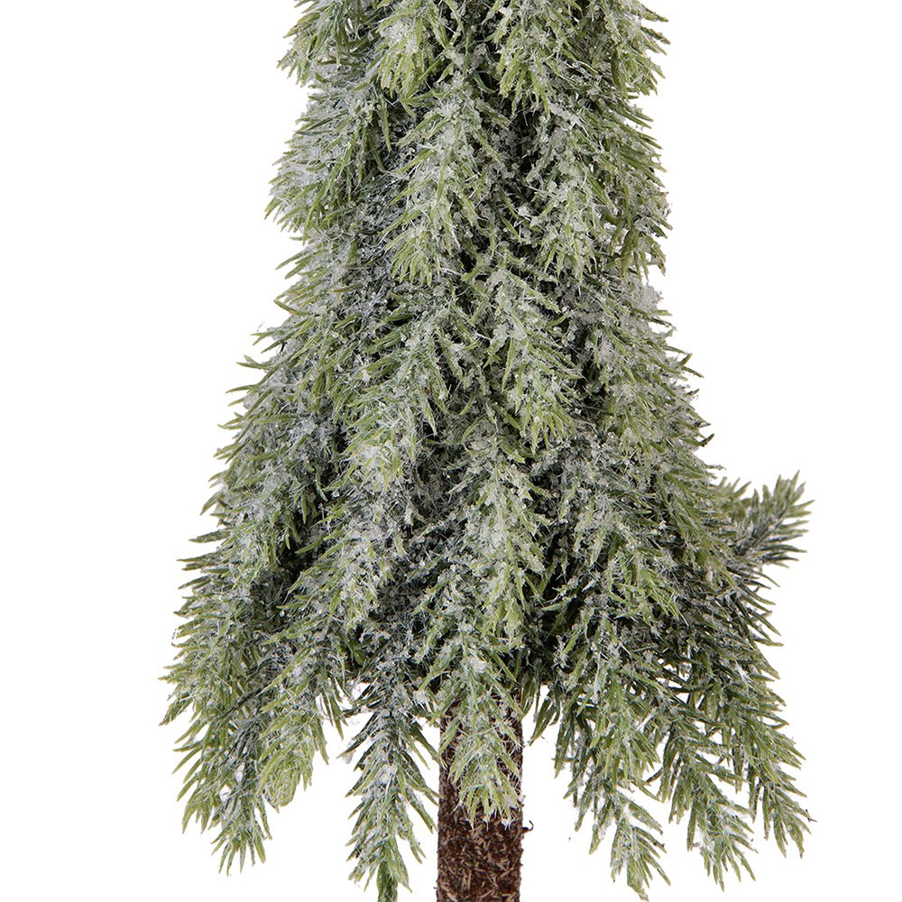 Mini Kunstkerstboom Ø 13x50 cm Groen Hout