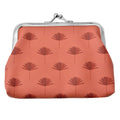 Portemonnee 8x12 cm Bruin Polyester