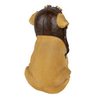 Beeld Hond 14x10x16 cm Bruin Polyresin