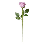 Kunstbloem Roos 61 cm Paars Kunststof