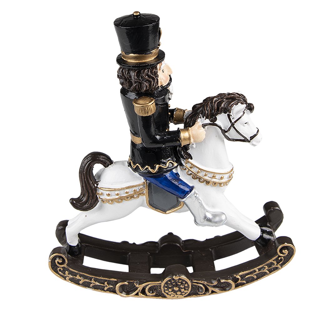 Kerstdecoratie Notenkraker 18 cm Zwart Kunststof