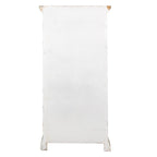 Wandkast Wit Bruin, Hout 76x38x151 cm