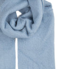 Wintersjaal Dames 40x190 cm Blauw Textiel