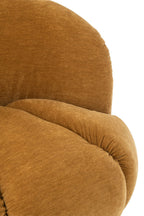 J-Line Draaibare fauteuil - multiplex/stof - mosterdgeel