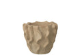 J-Line bloempot Rond Golf - cement - beige - M