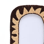 Fotolijst – Rustieke Sunburst kralen – Elegant huisdecor – 4×6 inch