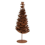 Kandelaar Kerstboom Bruin Metaal