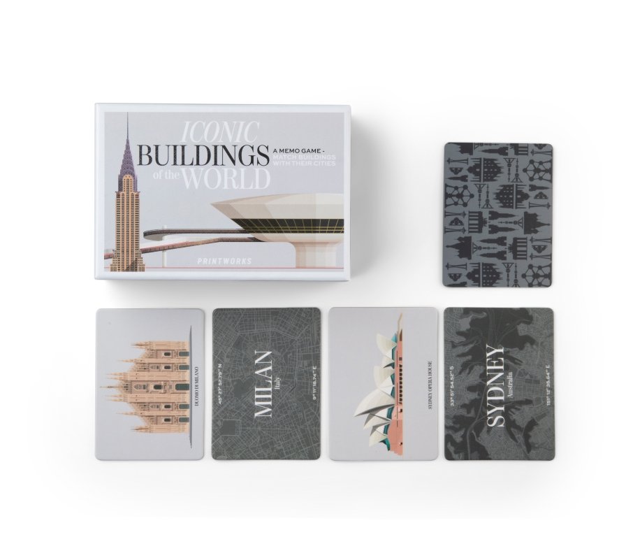 Printworks Memo spel - Iconic buildings