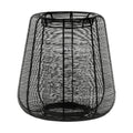Windlicht Hagony Zwart 28x29 cm