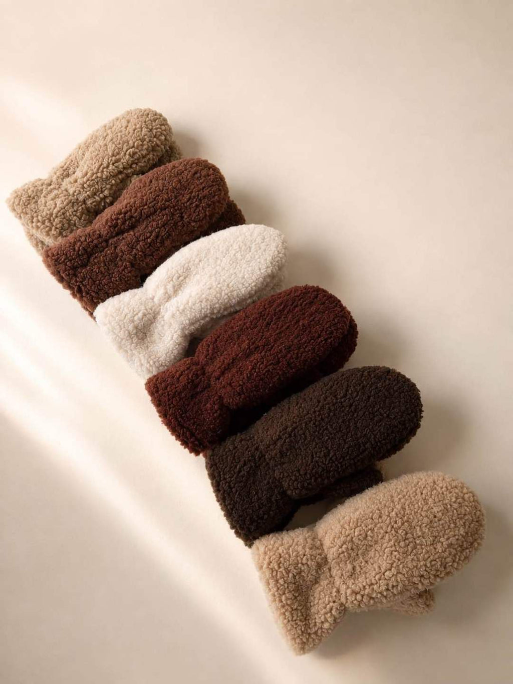 Zachte teddyhandschoenen