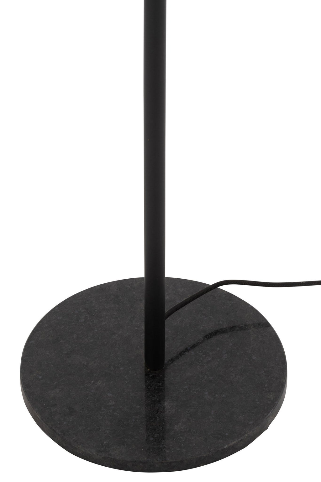 J-Line vloerlamp - metaal/marmer - zwart