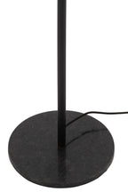 J-Line vloerlamp - metaal/marmer - zwart