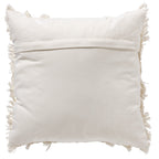 Dutch Decor Fara - Kussen 45x45 cm - 100% katoen - Sneeuwwitje - Wit