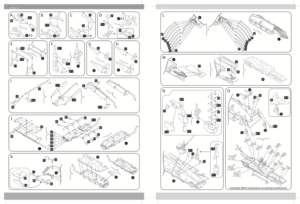 Bouwpakket DIY eD Puzzel Vliegdekschip van hout