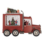Kerstdecoratie met LED-verlichting en muziek Auto 28x10x21 cm / 3xAA Rood Kunststof