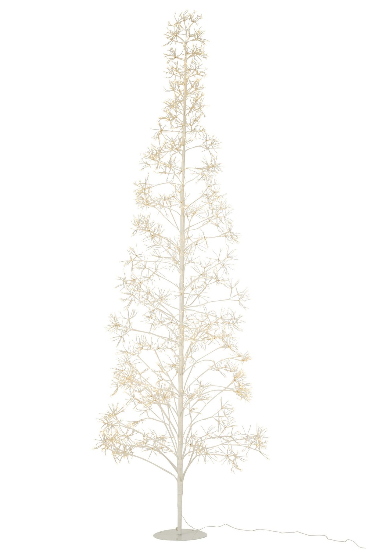 J-Line decoratie Boom 2700 Led - metaal - wit - L