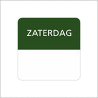 Zaterdag- etiket - 500 stuks
