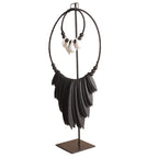 K33 zwart -wit octo ketting l