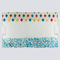 Gouden schotel rechthoek XL 56x33 Multicolor
